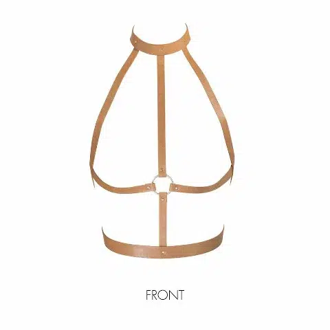 Bijoux Indiscrets Maze Harness - Brown