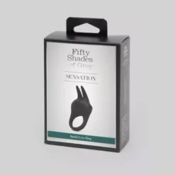 Fifty Shades Sensation Rechargeable Vibrating Rabbit Ring