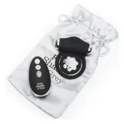 Fifty Shades of Grey Relentless Vibrations Remote Love Ring on bag