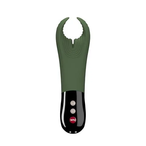 Fun Factory Manta Vibrating Stroker - Moss Green