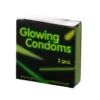Glow In The Dark Condoms - 3pcs