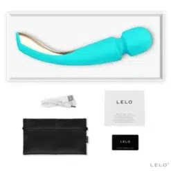 Lelo Smart Wand Large Aqua with Packaging