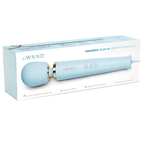 Le Wand Massager - Sky Blue Packaging
