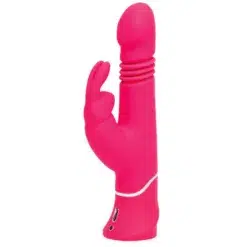Lovehoney Happy Rabbit Thrusting Realistic Rechargeable Rabbit Vibrator - Pink