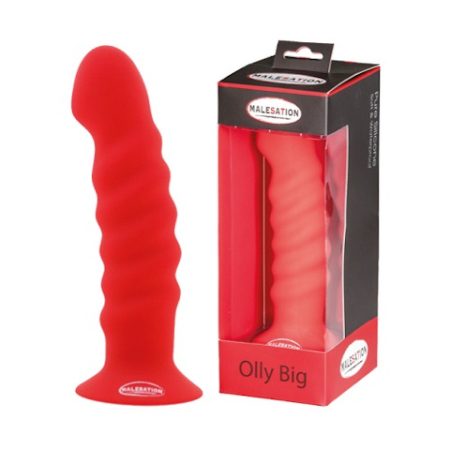 Malesation Olly Big Dildo - Red - Small