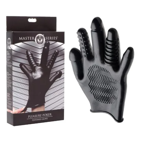 Master Series Pleasure Poker Textured Glove