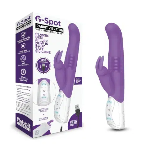 Rabbit Essentials G-Spot with Rotating Shaft - Purple