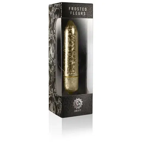 Rocks-Off Frosted Fleurs Drift Vibrator in Packaging