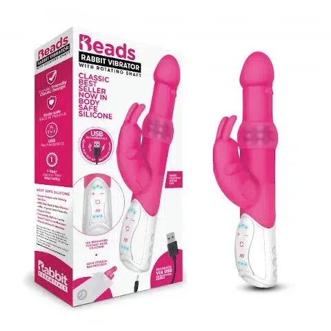 Rabbit Essentials Beads with Rotating Shaft - Pink