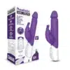 Rabbit Essentials Realistic with Throbbing Shaft - Purple