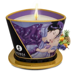 Shunga Massage Candle - Exotic Fruits (Libido)
