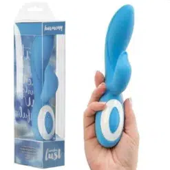 Swan Wonderlust Harmony Rabbit Vibrator - Blue