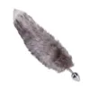 XXdreamSToys Foxtail Grey Size Medium Furry Anal Plug