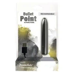 Swan Bullet Point Vibrator - Black