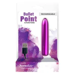Swan Bullet Point Vibrator - Purple