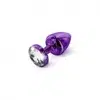 Diogol Anni Round Crystal - Purple - 25mm (T1)