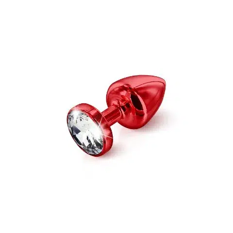 Diogol Anni Round Crystal - Red - 25mm (T1)