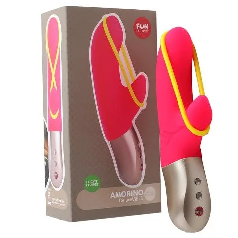 Fun Factory Minivibe 4 Amorino - Neon Pink with packaging