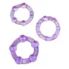 Get Hard Cock Rings - 3pcs - Purple