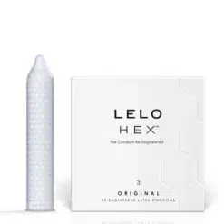 Lelo Hex Latex Condoms - 3 Pack