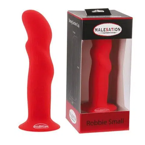 Malesation Robbie Dildo - Red - Small