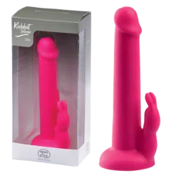Minds of love Rabbit Silicone Dildo - Pink