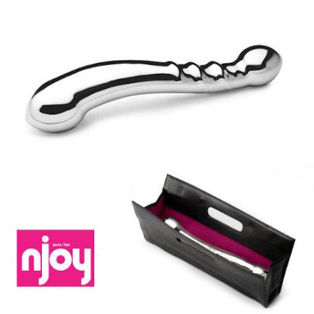 Njoy Eleven Stainless Steel dildo with Leather Bag