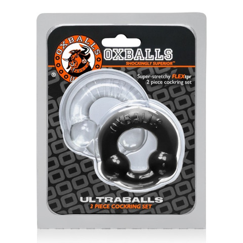 Oxballs Ultraballs Ring 2 Pack - Black