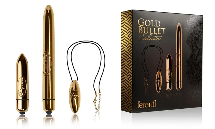 Rocks-Off Gold Bullet Collection with Box