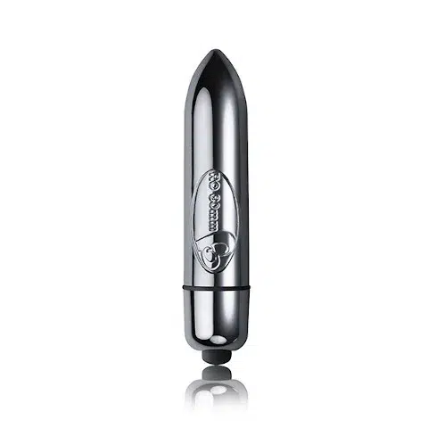 Rocks-Off RO-80mm Bullet 1 Speed - Silver Vibrator