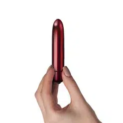 Rocks-Off Truly Yours Crimson Kiss Bullet Vibrator Size