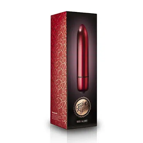 Rocks-Off Truly Yours Red Alert 120mm Vibrator Packaging