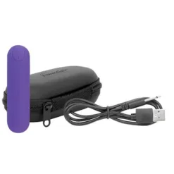 Swan Powerbullet Rechargeable Bullet Vibrator - Purple with Storage Case
