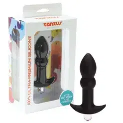 Tantus Perfect Plug Plus - Black with Packaging
