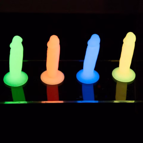 Addiction Silly Willy - Glo In The Dark 3.3 Inch Dildos Glowing