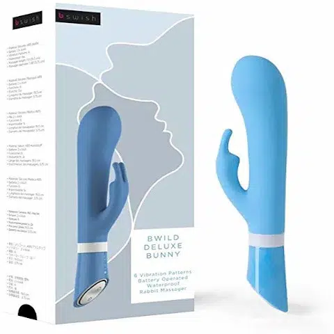 BSwish Bwild Delux Bunny Vibrator - Blue Lagoon with Packaging
