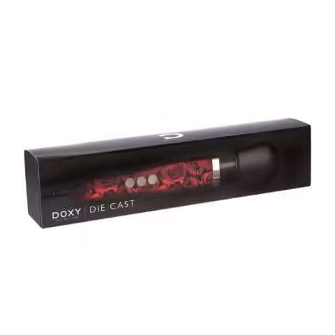 Doxy Cast Massager - Roses - Packaging
