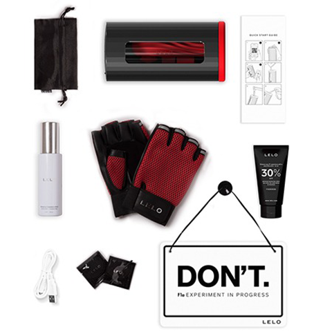 Lelo F1s Developer's Kit - Red with accessories