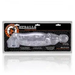 OXBALLS Butch Cocksheath with Adjustable Fit Clear with Packaging