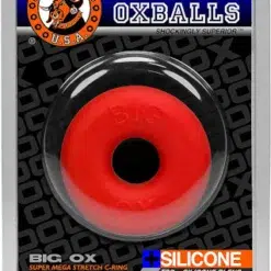 Oxballs Big Ox Cockring - Red with Packaging