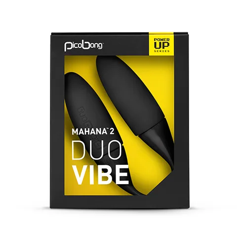 PicoBong Mahana 2 Duo Vibrator, Black with Packaging