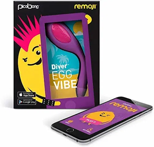 PicoBong Remoji Diver Egg Vibrator - Purple - Image 2