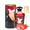 Shunga Intimate Kisses Aphrodisia Warming Oil - Sparkling Strawberry Wine - 100ml