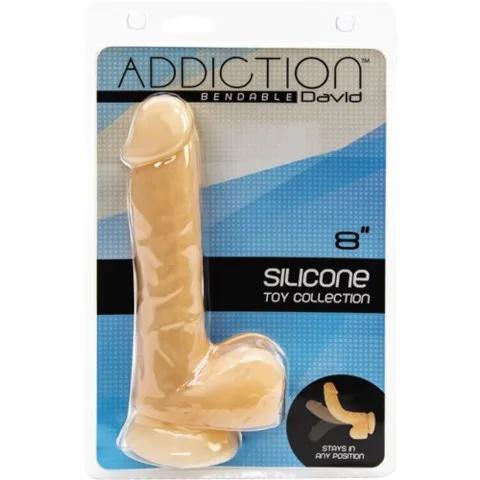 Swan Addiction David Bendable 8" Dildo