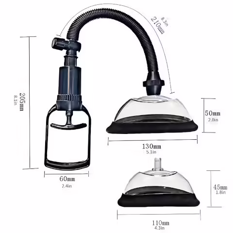 Manual Vagina Pump Cup Sizes