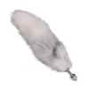 XXdreamSToys Foxtail White Size Small Furry Anal Plug