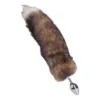 XXdreamSToys Foxtail Brown Large Furry Anal Plug