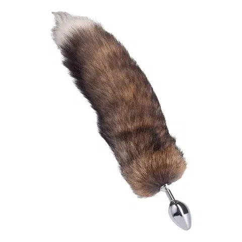 XXdreamSToys Foxtail Brown Large Furry Anal Plug
