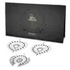 Bijoux Indiscrets Flamboyant Body Decorations - Black/Silver