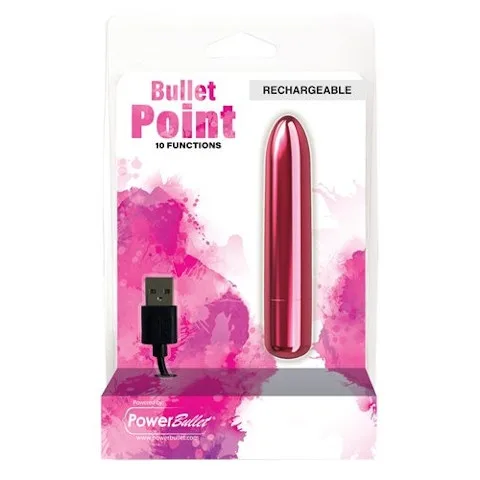 Swan Bullet Point Vibrator - Pink - Image 2